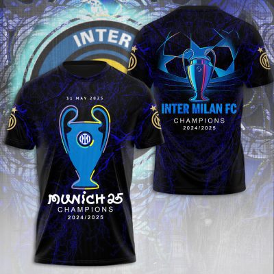 Inter Milan FC Performance Champion 2025 Unisex Performance T-Shirt GNS1413