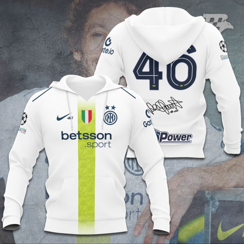 Inter Milan FC x Valentino Rossi Champion 2025 Unisex Performance Hoodie GNS1755