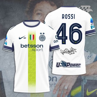 Inter Milan FC x Valentino Rossi Performance Champion 2025 Unisex Performance T-Shirt GNS1485