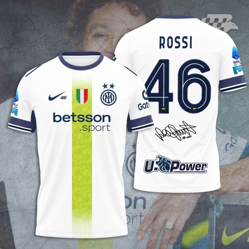 Inter Milan FC x Valentino Rossi Performance Champion 2025 Unisex Performance T-Shirt GNS1485