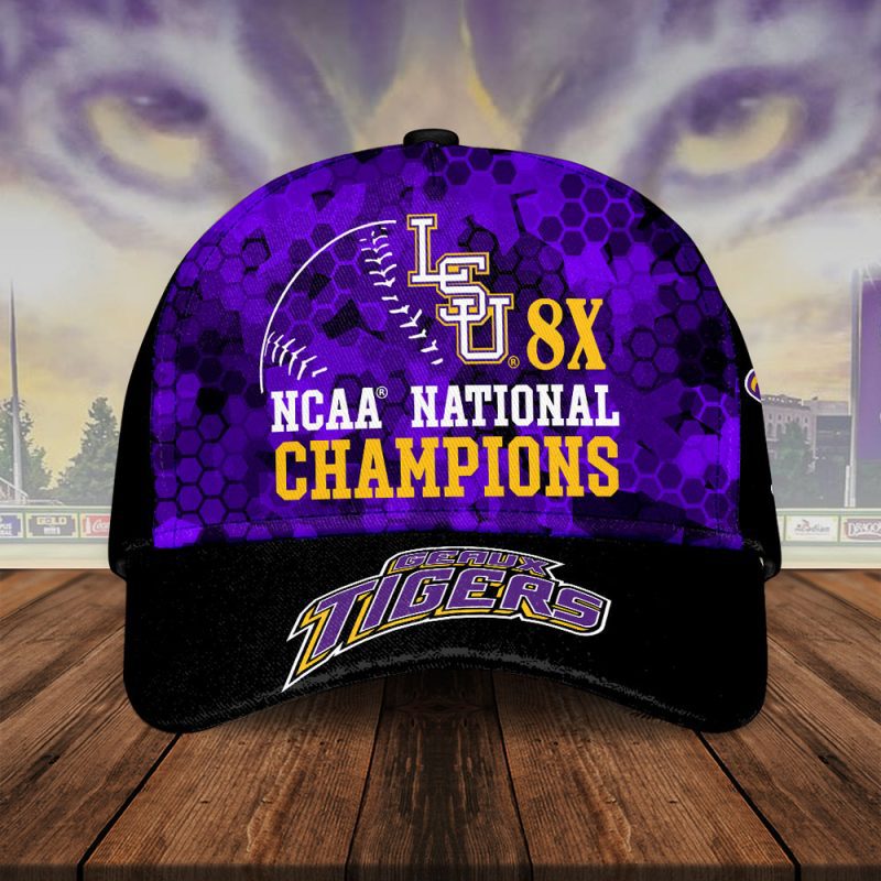 LSU Tigers Baseball NCAA National Champion 2025 College World Series Winner Classic Cap GNC6024
