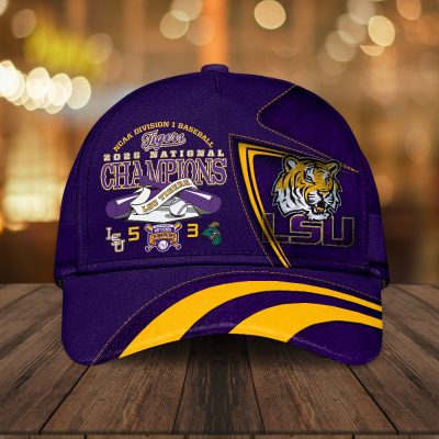 LSU Tigers Baseball NCAA National Champion 2025 College World Series Winner Classic Cap GNC6029
