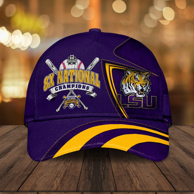 LSU Tigers Baseball NCAA National Champion 2025 College World Series Winner Classic Cap GNC6034