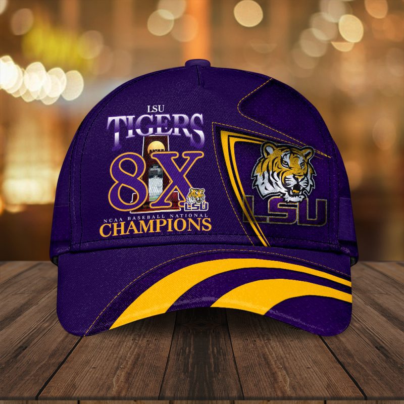 LSU Tigers Baseball NCAA National Champion 2025 College World Series Winner Classic Cap GNC6040
