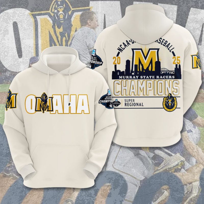 Murray State Racers Baseball Unisex Performance Hoodie GNT6067