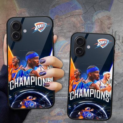 Oklahoma City Thunder NBA Final Champion 2025 Phone Case  BGN1011