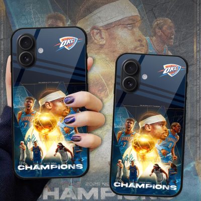 Oklahoma City Thunder NBA Final Champion 2025 Phone Case  BGN1013