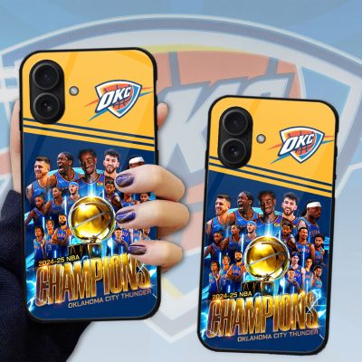 Oklahoma City Thunder NBA Final Champion 2025 Phone Case  BGN1025