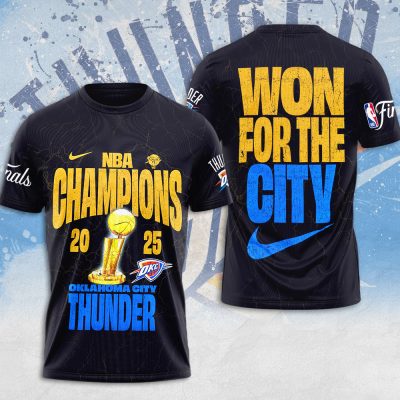 Oklahoma City Thunder NBA Final Champion 2025 Unisex Performance T-Shirt BGN1000