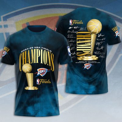 Oklahoma City Thunder NBA Final Champion 2025 Unisex Performance T-Shirt BGN1008