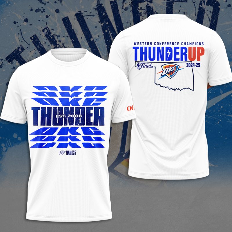 Oklahoma City Thunder NBA Final Champion 2025 Unisex Performance T-Shirt BGN1027