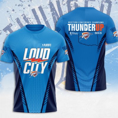 Oklahoma City Thunder NBA Final Champion 2025 Unisex Performance T-Shirt BGN1028