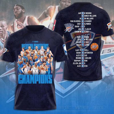 Oklahoma City Thunder NBA Final Champion 2025 Unisex Performance T-Shirt BGN1029