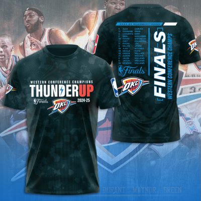 Oklahoma City Thunder NBA Final Champion 2025 Unisex Performance T-Shirt BGN1032