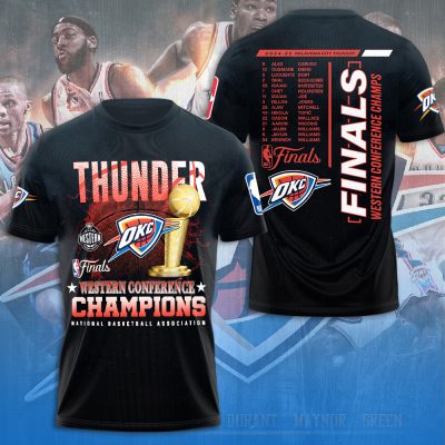Oklahoma City Thunder NBA Final Champion 2025 Unisex Performance T-Shirt BGN1033