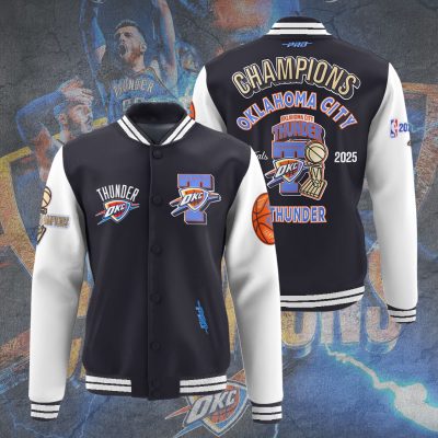 Oklahoma City Thunder NBA Final Champion 2025 Varsity Jacket  BGN1003