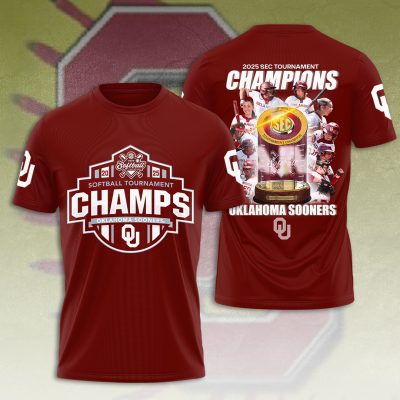 Oklahoma Sooners Women's Softball 3D Apparels GNS1512