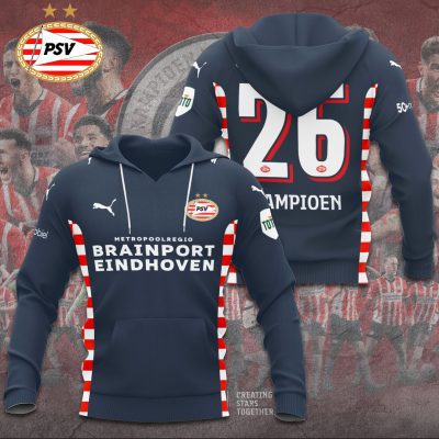 PSV Eindhoven Champion 2025 Unisex Performance Hoodie GNS1672
