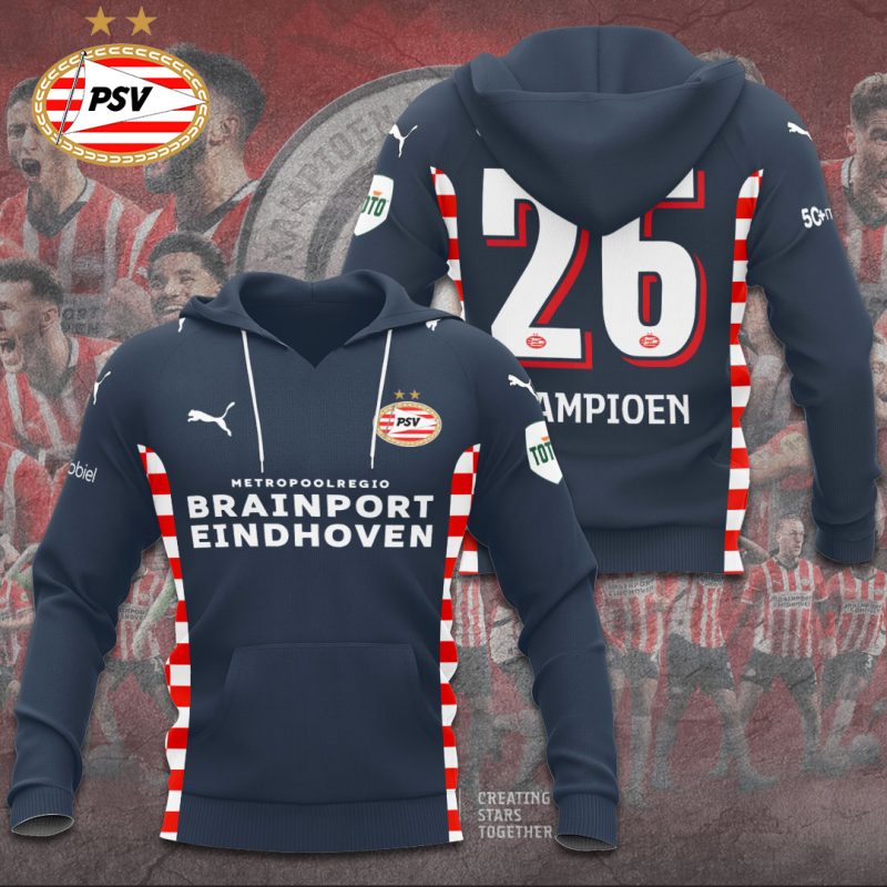 PSV Eindhoven Champion 2025 Unisex Performance Hoodie GNS1672