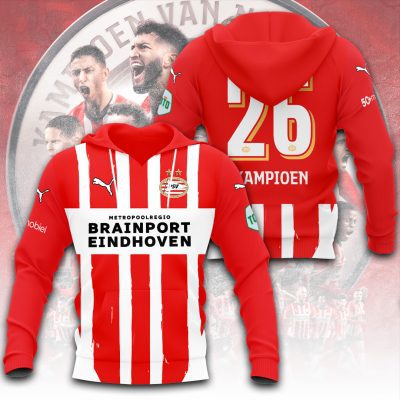 PSV Eindhoven Champion 2025 Unisex Performance Hoodie GNS1675