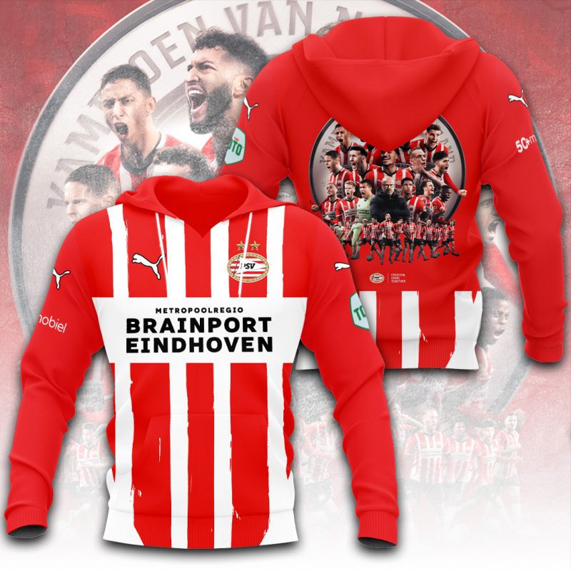 PSV Eindhoven Champion 2025 Unisex Performance Hoodie GNS1676