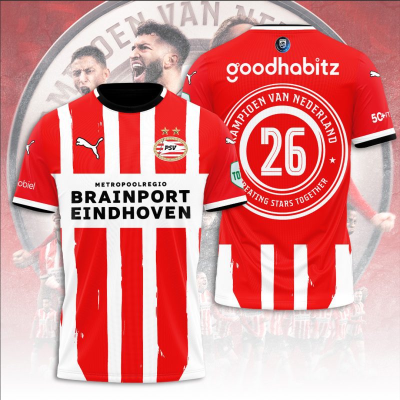 PSV Eindhoven Performance Champion 2025 Unisex Performance T-Shirt GNS1312