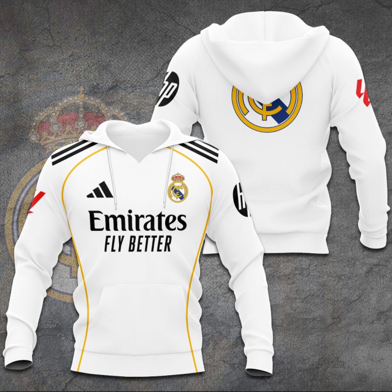 Real Madrid CF Unisex Performance Hoodie GNT6089