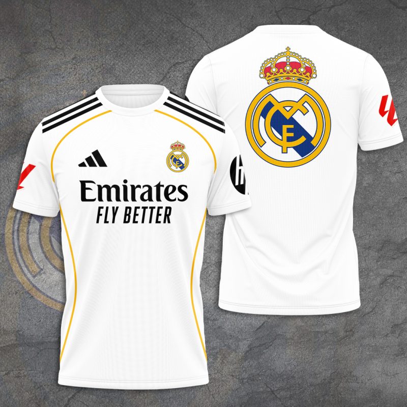 Real Madrid CF Unisex Performance T-Shirt GNT6060