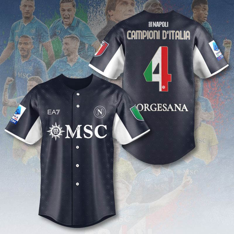 S.S.C. Napoli Baseball Jersey GNS1088