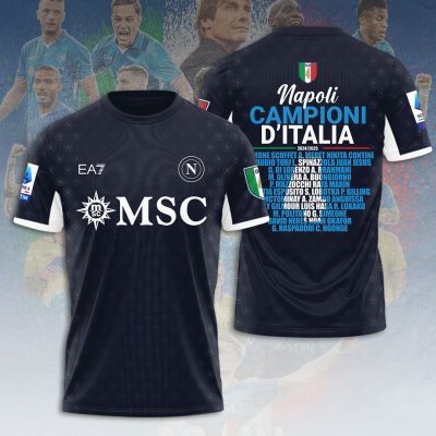 S.S.C. Napoli Performance Champion 2025 Unisex Performance T-Shirt GNS1003