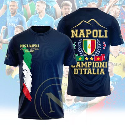 S.S.C. Napoli Performance Champion 2025 Unisex Performance T-Shirt GNS1007