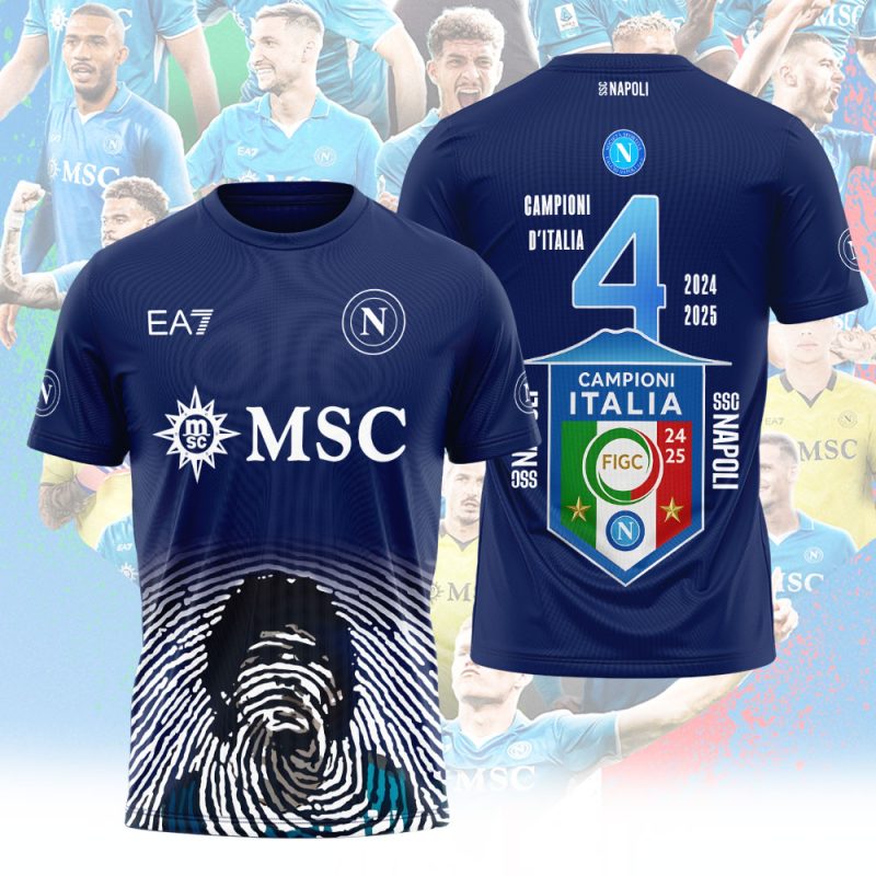 S.S.C. Napoli Performance Champion 2025 Unisex Performance T-Shirt GNS1027