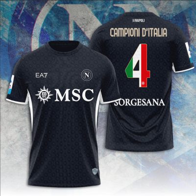 S.S.C. Napoli Performance Champion 2025 Unisex Performance T-Shirt GNS1076