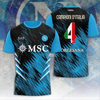 S.S.C. Napoli Performance Champion 2025 Unisex Performance T-Shirt GNS1082