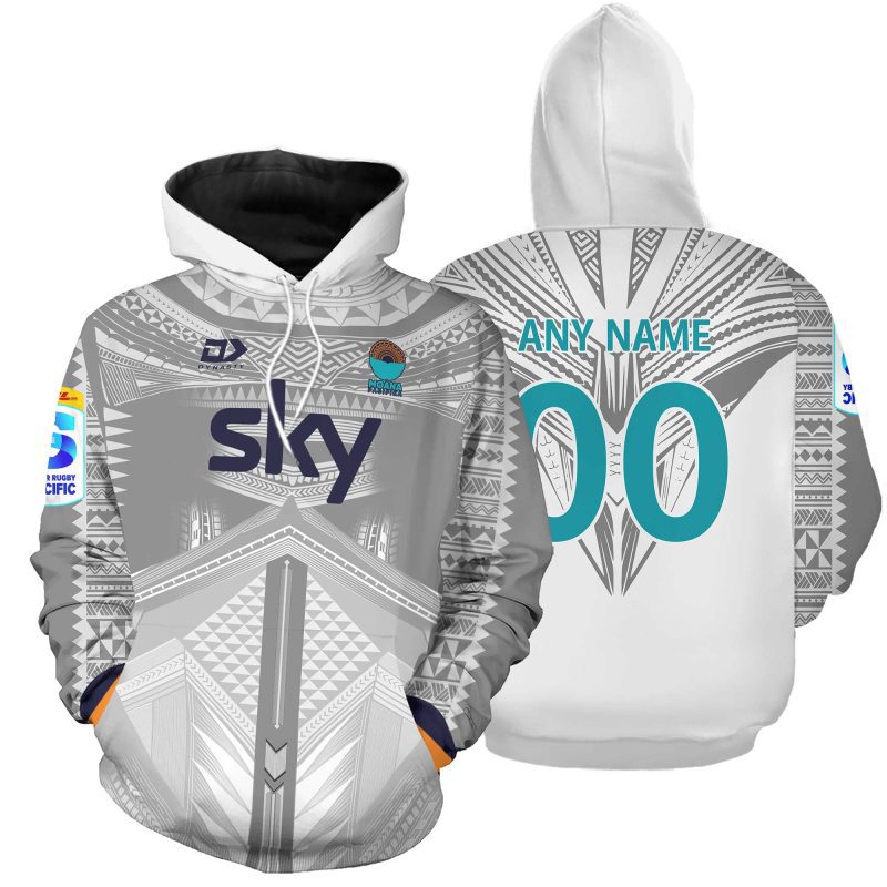 Super Rugby Moana Pasifika Personalized 2025 Away Kits Unisex Hoodie