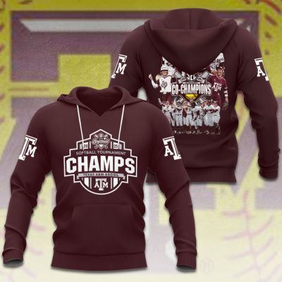 Texas A&M Aggies Women's Softball Champion 2025 Unisex Performance Hoodie GNS1782