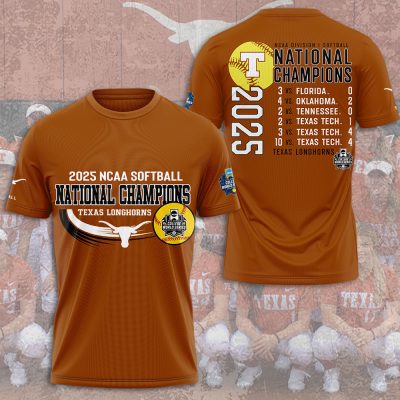 Texas Longhorns Women's Softball Unisex Performance T-Shirt GNT6031