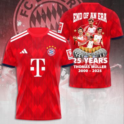 Thomas Muller x FC Bayern Munchen Performance Champion 2025 Unisex Performance T-Shirt GNS1509