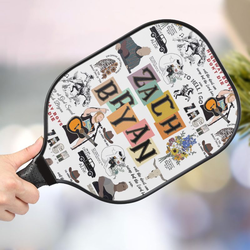 Zach Bryan Personalized Pickleball Paddle