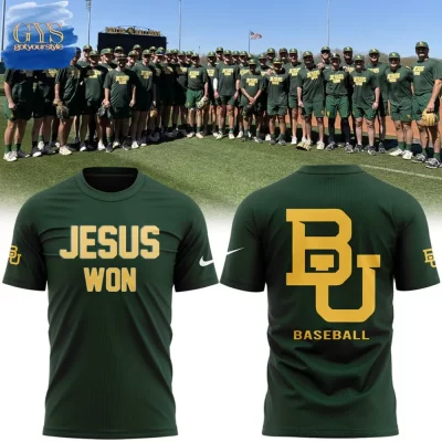 Baylor Bears Jesus Won Unisex Performance T-Shirt