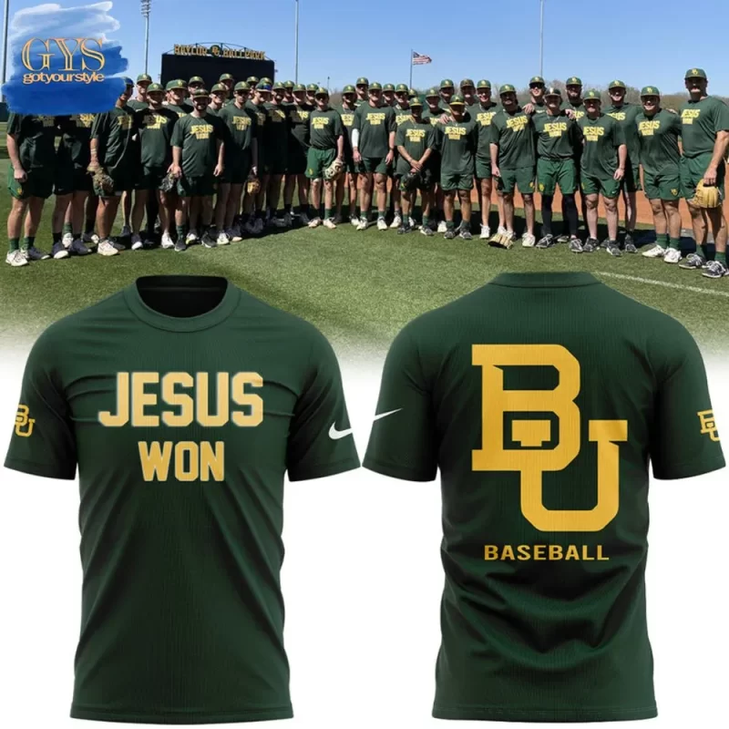 Baylor Bears Jesus Won Unisex Performance T-Shirt