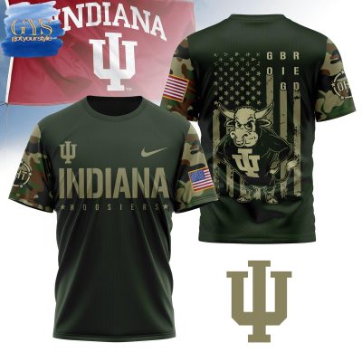 Indiana Hoosiers Go Big Red Camo Unisex Performance T-Shirt