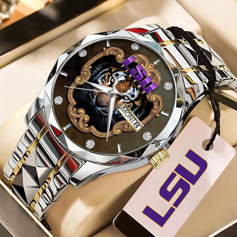 LSU Tigers Baseball Alloy Luxury Quartz Watch ALQ1024