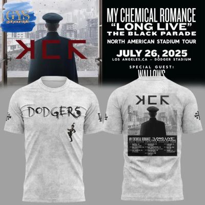 My Chemical Romance x LA Dodgers The Black Parade Tour Shirt
