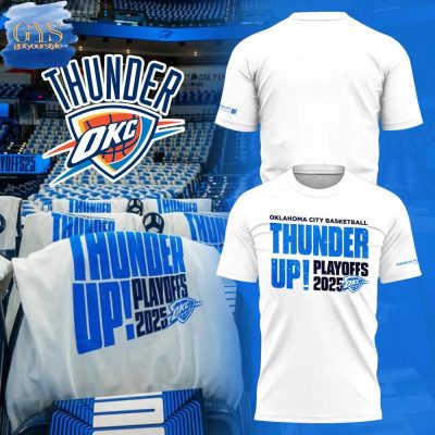 OKC Thunder Basketball Playoffs 2025 Unisex Performance T-Shirt
