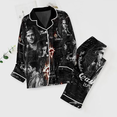 Supernatural Button Down Pajamas Set PMG1154