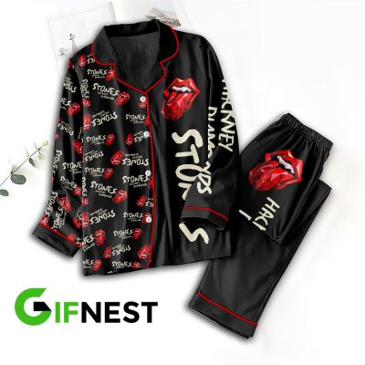 The Rolling Stones Button Down Pajamas Set PMG1164