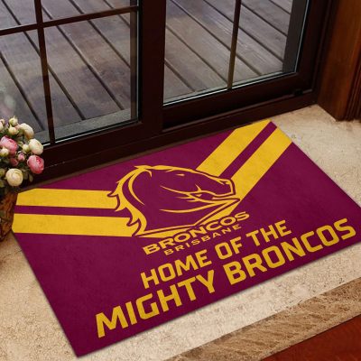 Brisbane Broncos Rubber Base Doormat FLOORMAT1164