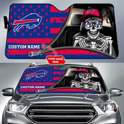 Buffalo Bills Personalized Car Auto Windshield Sun Shade WSS1276