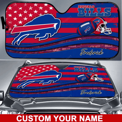 Buffalo Bills Personalized Car Auto Windshield Sun Shade WSS1278